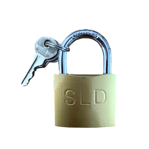 SOLİD SARI ASMA KİLİT 25MM